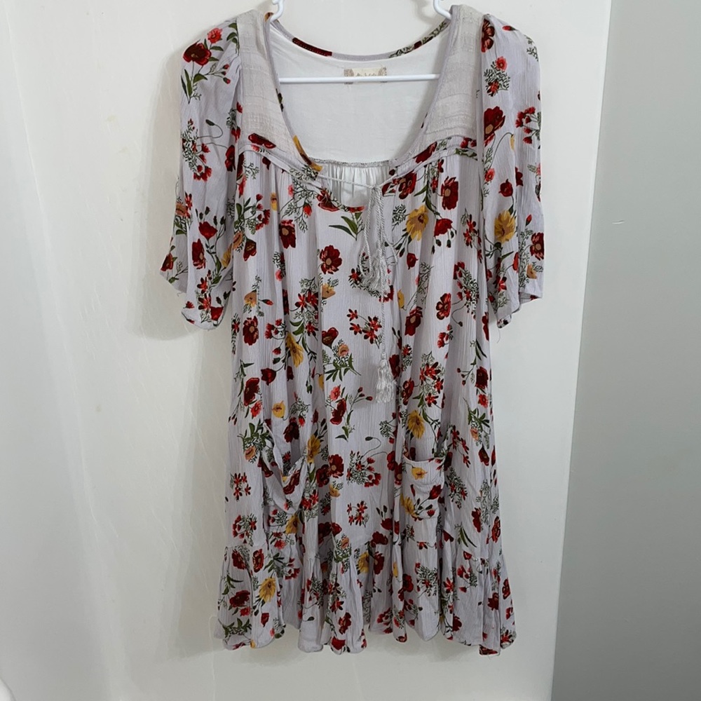 Altar’d State Mini Babydoll Floral Flowy Dress